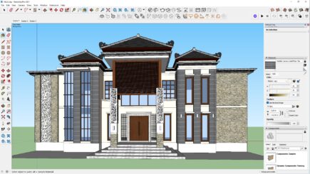 3Dmodel Sketchup Files#villa